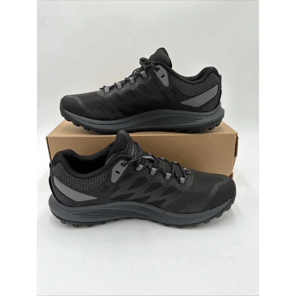 Merrell Men's Size 10 Nova 3 Hiking Shoes Black Grey J067597 Nwb No lid